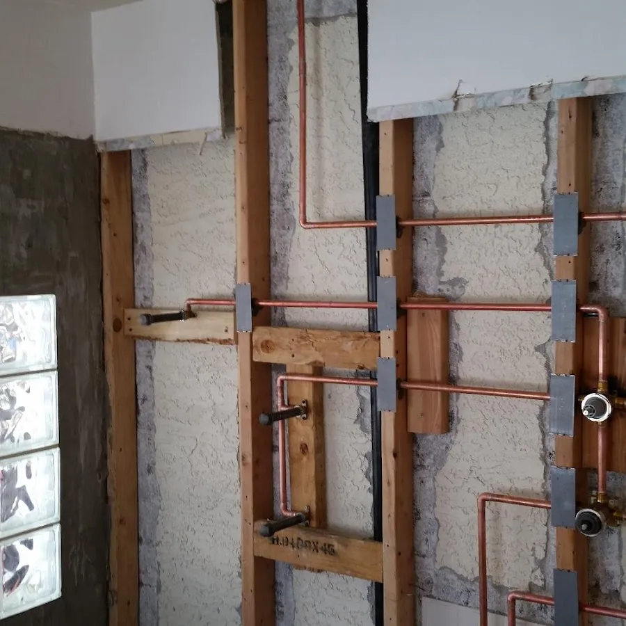 Copper pipe installation for Burst Pipe Repair in Worthington